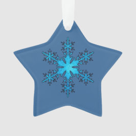 Enfeites de natal Star Snowflake