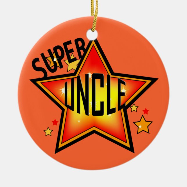 Enfeites de natal Super Star Tio (Frente)