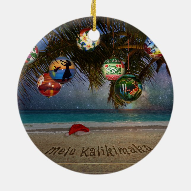 Enfeites de natal tropicais (Traseira)