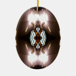 Enfeites de natal urbanos ornamentado do futurismo