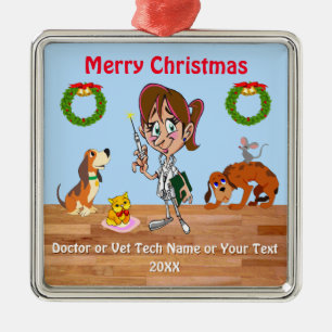Enfeites de natal Veterinária Vet Tech