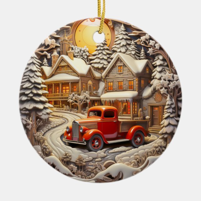 Enfeites de natal Vintage Holiday (Frente)