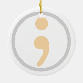 Enfeites de natal vivos do semicolon do valor da