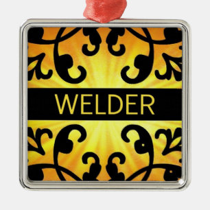 Enfeites de natal Welder Damask