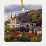 Enfeites de natal Wurzburg Alemanha<br><div class="desc">Aproveite um pouco a Alemanha com esta bela Alemanha de Wurzburg. O ornamento pode ser facilmente personalizado com imagens,  texto,  estilos e tamanhos. #wurzburg #romticroad #germanytours #medeivalgertan</div>