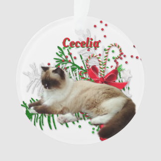 Enfeites Natal Personalizado Pet Acrílico Redondo
