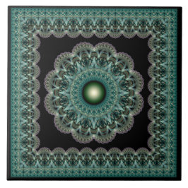 Enfeitiçante ornamento brilhante com fractal emold
