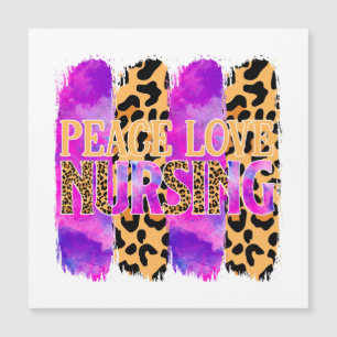 Enfermagem de Paz e Amor - Design de Enfermeira Bo