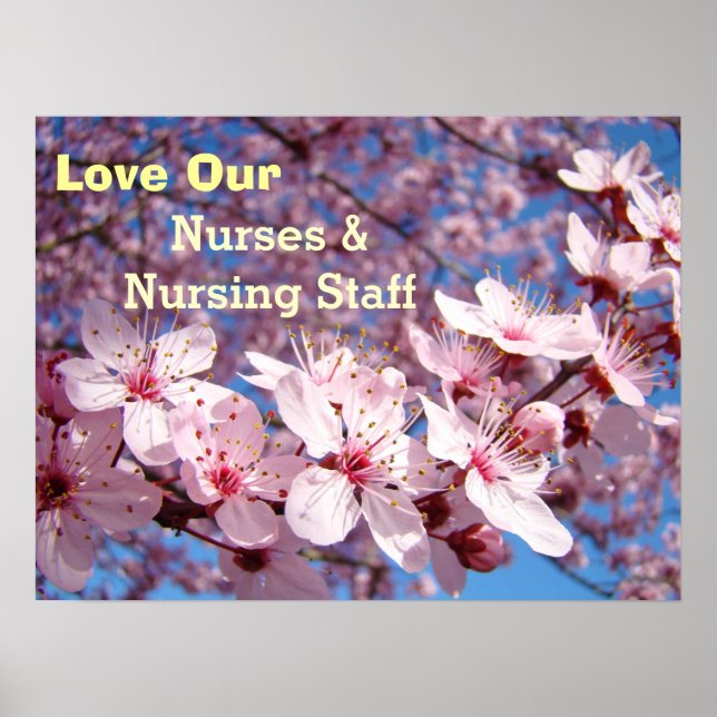 Enfermagem Semana Posters adoram nossas enfermeira (Frente)