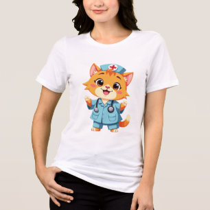 Enfermeira Adorável de Gato para Amantes de os ani