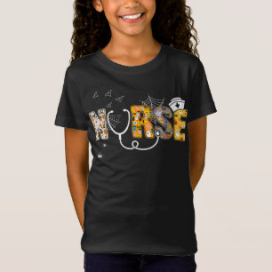 Enfermeira Camisa De Halloween Presente Com Aranha
