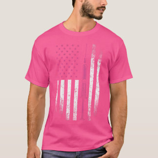 Enfermeira Camisa Rn Lpn American Flag Seringa Méd
