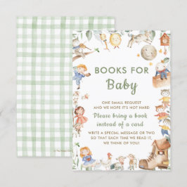 Enfermeira Chic Rhyme Greenery Traga um Cartão de