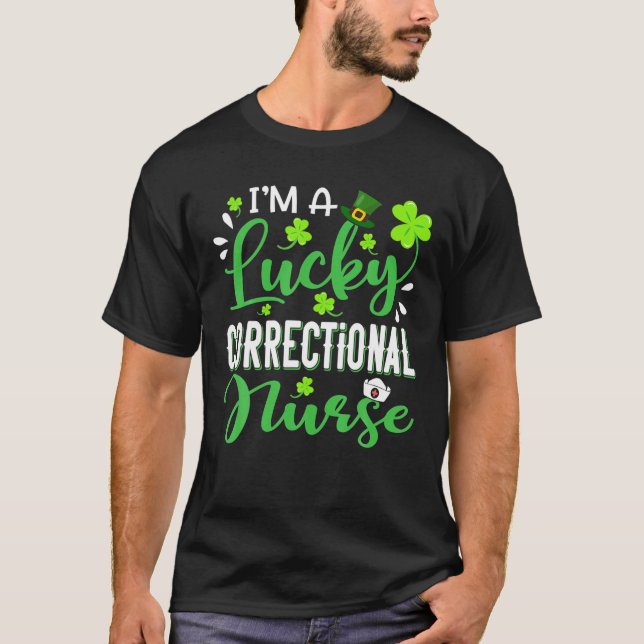 Enfermeira Corretiva Sortuda Shamrock Top Rua (Frente)
