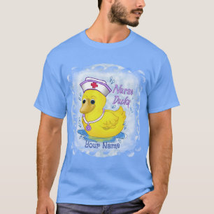 Enfermeira Cute Ducky costume camiseta de enfermei
