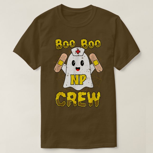 Enfermeira de Boo Boo Camisa Enfermeira de Hallowe (Frente do Design)