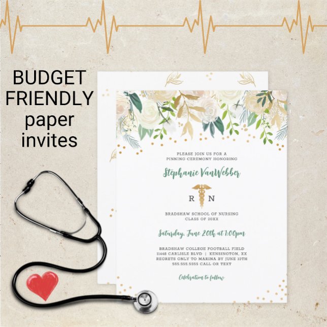 Enfermeira de Orçamento Graduação de Pinning Doura (Criador carregado)