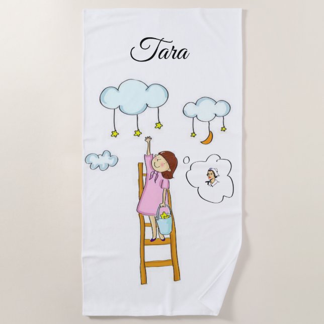 Enfermeira de toalhas de praia (Frente)