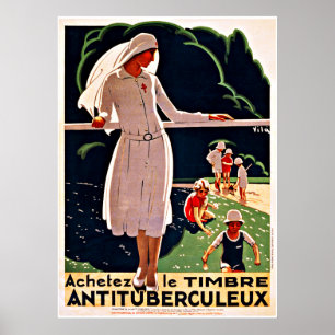 Enfermeira e crianças - posters da saúde do