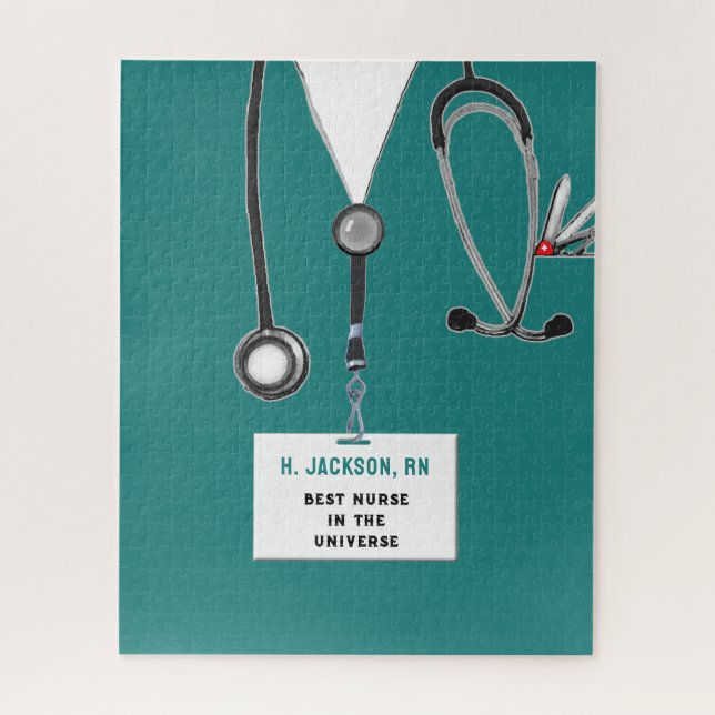 Enfermeira Engraçada Quebra-cabeça (Vertical)