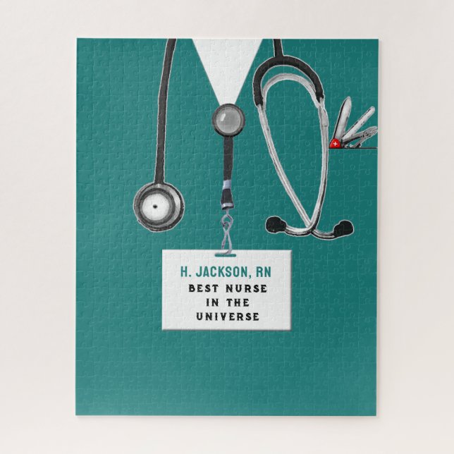 Enfermeira Engraçada Quebra-cabeça (Vertical)