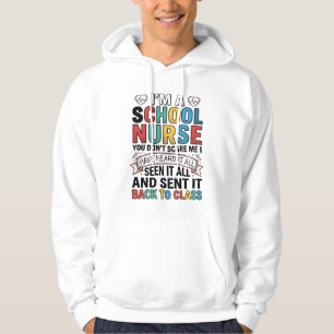 Enfermeira Escolar Ouviu Tudo Camisa de Professora