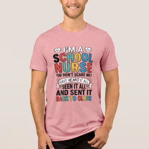 Enfermeira Escolar Ouviu Tudo Camisa de Professora