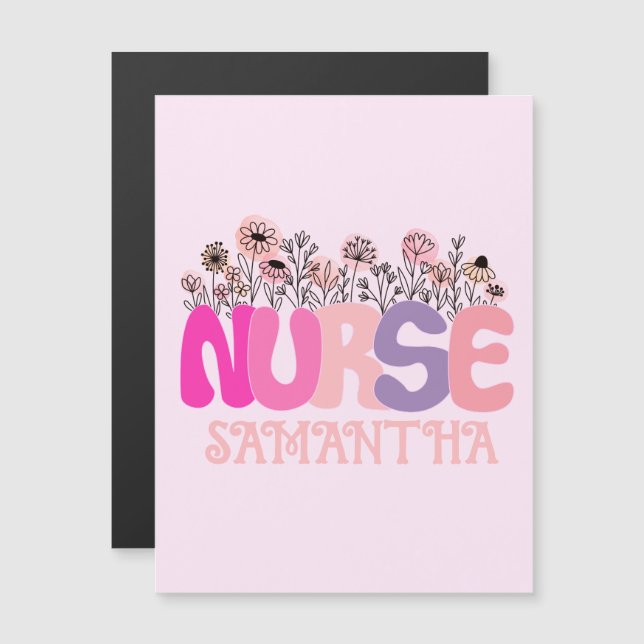 Enfermeira Floral (Frente/Verso)