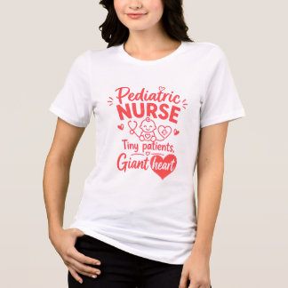 Enfermeira Pediátrica Pacientes Pequenos Camiseta