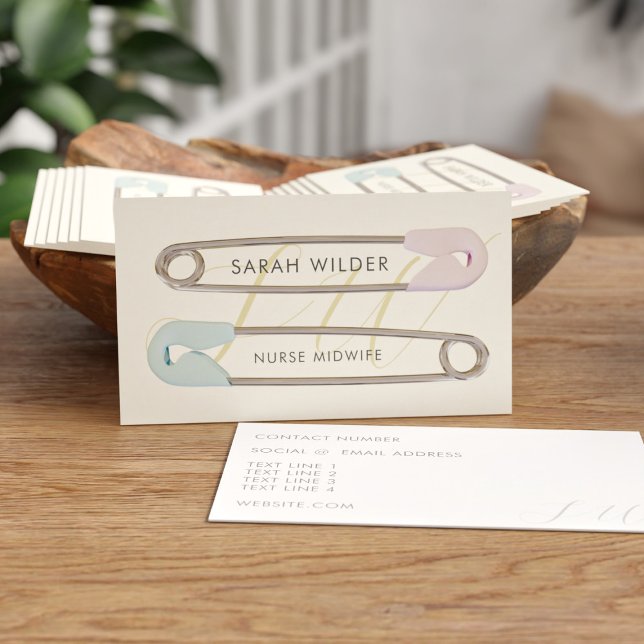 Enfermeira profissional, parteira, Cartões de visi (Criador carregado)