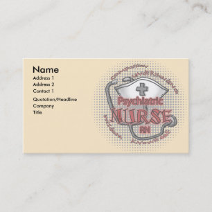 Enfermeira psiquiátrica Axiom Cartão de visita