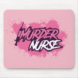 Enfermeira Splat Mousepad do assassinato - rosa