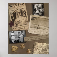 Enfermeira Vintage Poster
