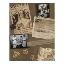 Enfermeira Vintage Poster