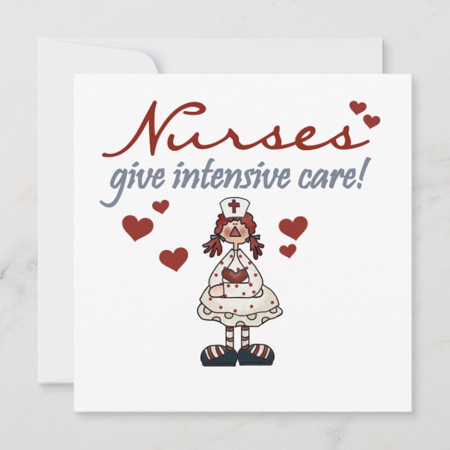 Enfermeiras dão camisetas e presentes intensos (Frente)