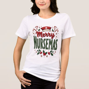 Enfermeiras felizes Presente de Natal Cozy para En