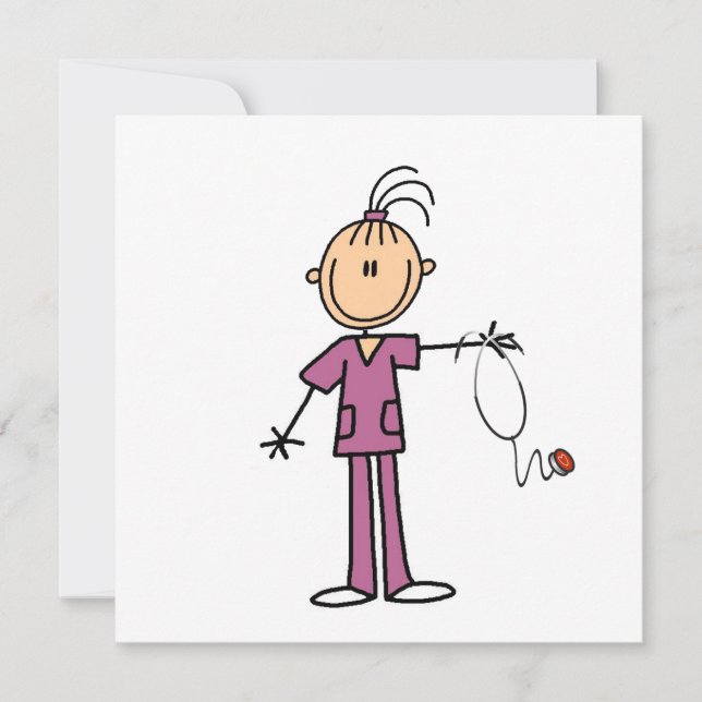 Enfermeiro Brunette Stick (Frente)