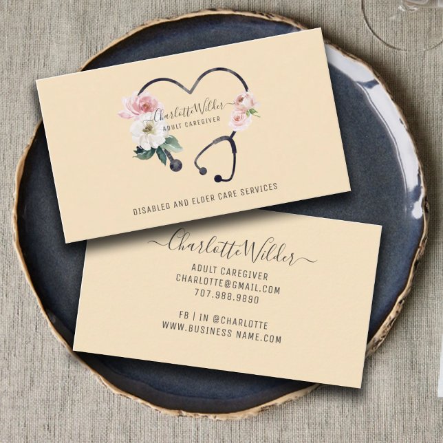 Enfermeiro Cartão de visita (Criador carregado)