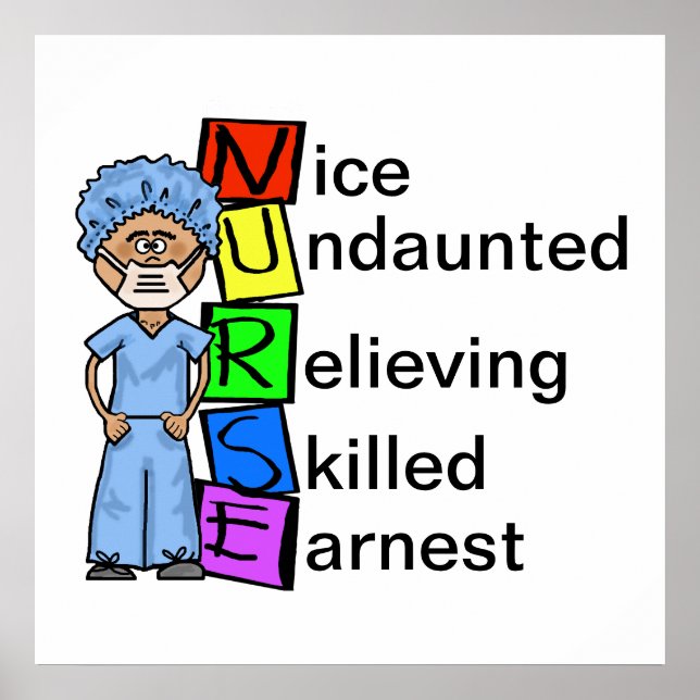 Enfermeiro Cirúrgico Masculino Na Poster Personali (Frente)