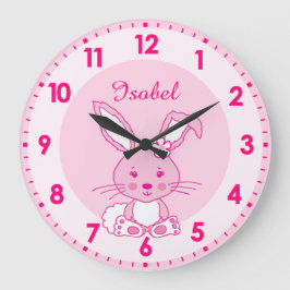 Enfermeiro de coelhos bonitinho chamado relógio in