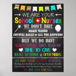 Enfermeiro escolar Poster