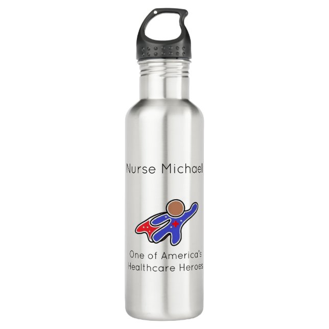 Enfermeiro Garrafa Hero-Água (Frente)
