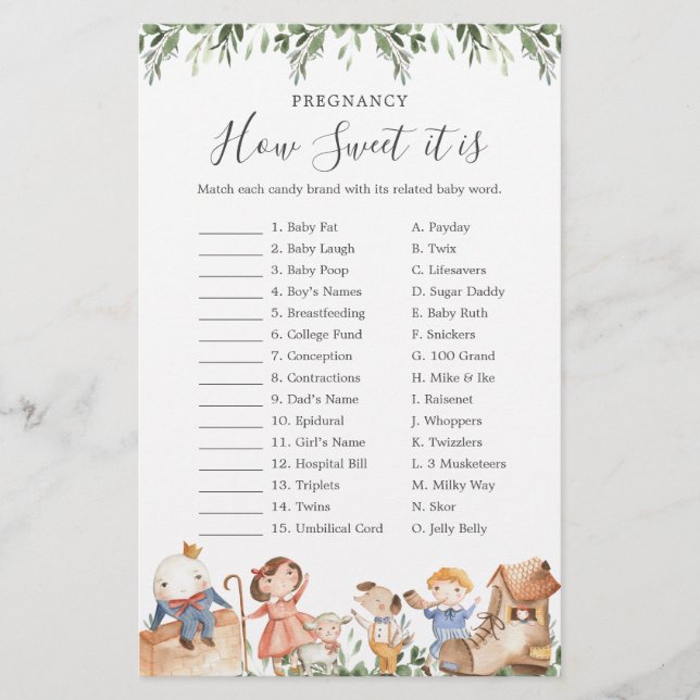 Enfermeiro Rima Gravidez Como É Doce O Jogo (Frente)