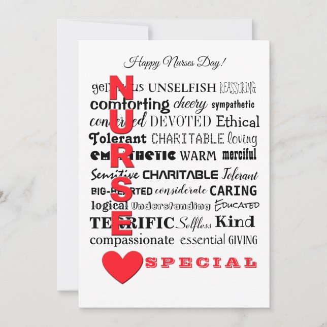 Enfermeiros São Cartão Especial (Frente)