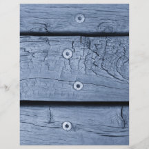 Enfumaçado Blue Wood Planks Papel de scrapbook
