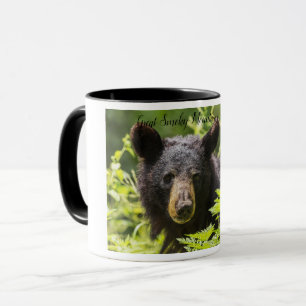 Enfumaçado do excelente monta a caneca do urso pre