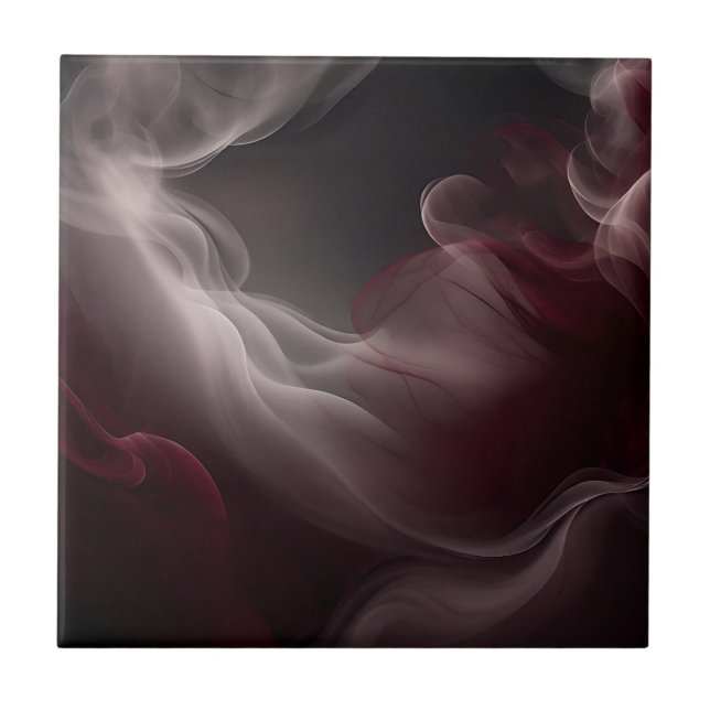 Enfumaçado Elegante Marble em Cinzas Escuras (Frente)