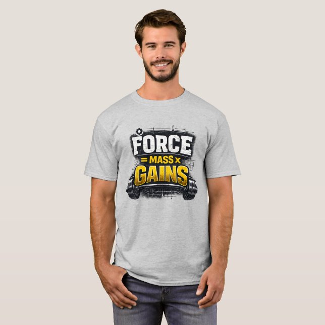 Engenharia de Grandeza: Camiseta Academia Force Ma (Frente Completa)
