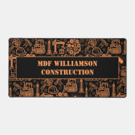 engenheiro Blueprint arquitetônico preto e marrom