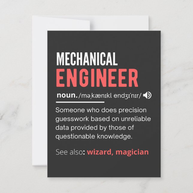 Engenheiro mecânico (Frente)